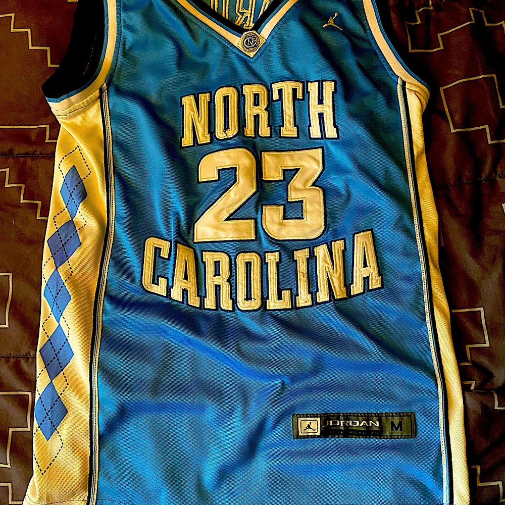Jordan UNC Jersey Stiched letters and numbers (FREE SHIPPING)
